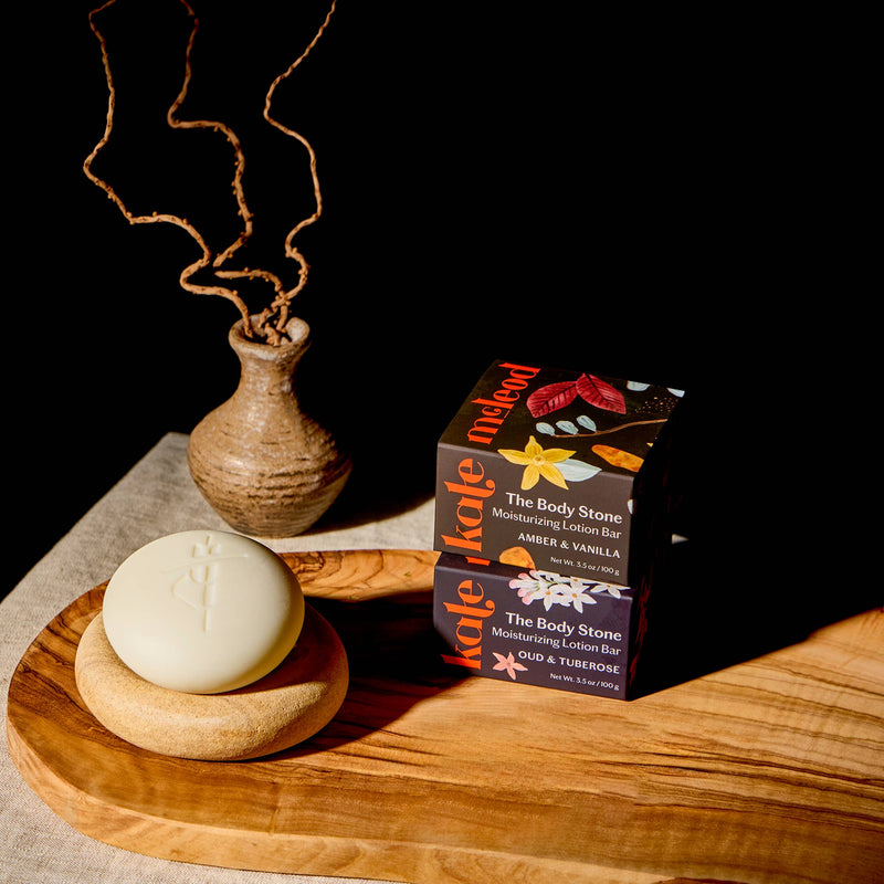 Oud & Tuberose Body Stone | Deep Moisturizing Lotion Bar