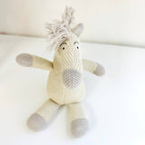 Horse Knit Stuffed Animal Soft Baby Toy (Organic Cotton)