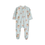 Ice Skaters Baby Zippered Footie (Organic Cotton)