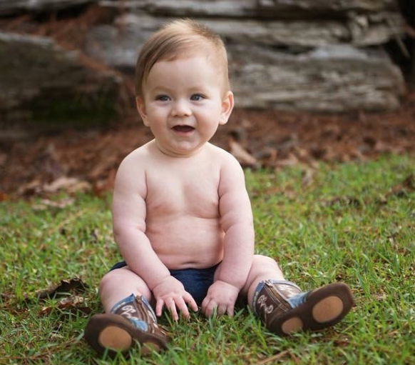 Nash Long Horn Cowboy Baby Boots