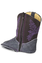 420 PURPLE, SOFT BABY BOOTS