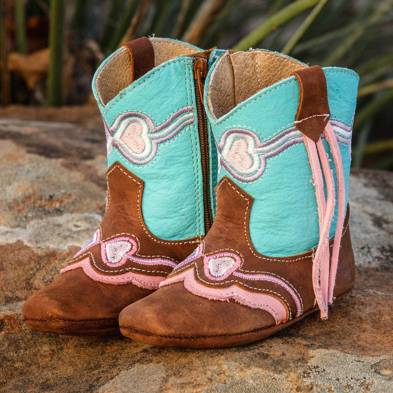 Hadley Heart Baby Boots