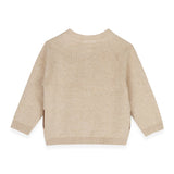 Horse Jacquard Sweater Knit Baby Cardigan