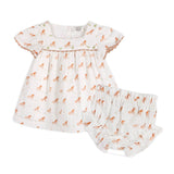 Horse Baby Dress + Bloomer (Organic)