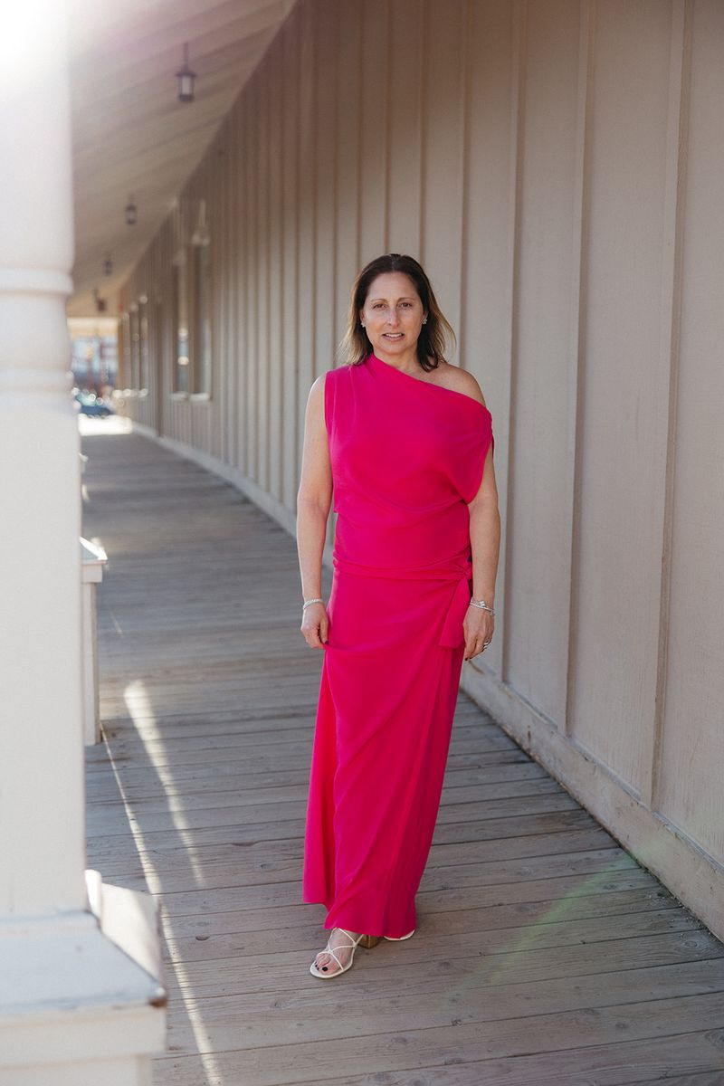 Off Shoulder Drape Maxi