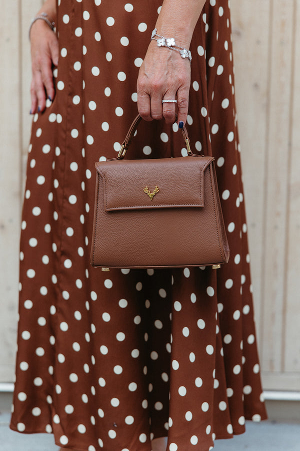 Jessica Mini Leather Top Handle