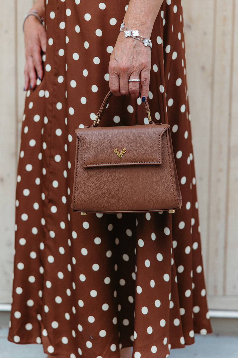 Jessica Mini Leather Top Handle