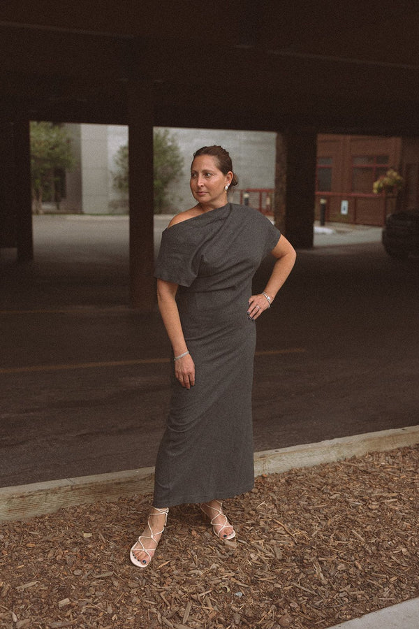 Asymmetrical Column Dress