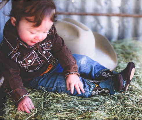 Nash Long Horn Cowboy Baby Boots