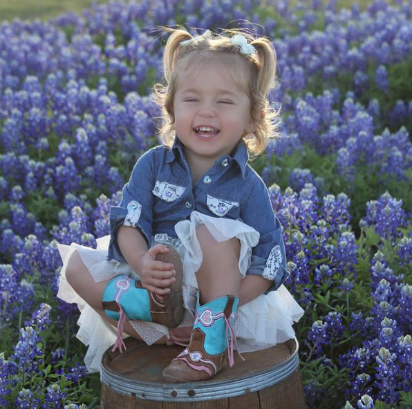 Hadley Heart Baby Boots