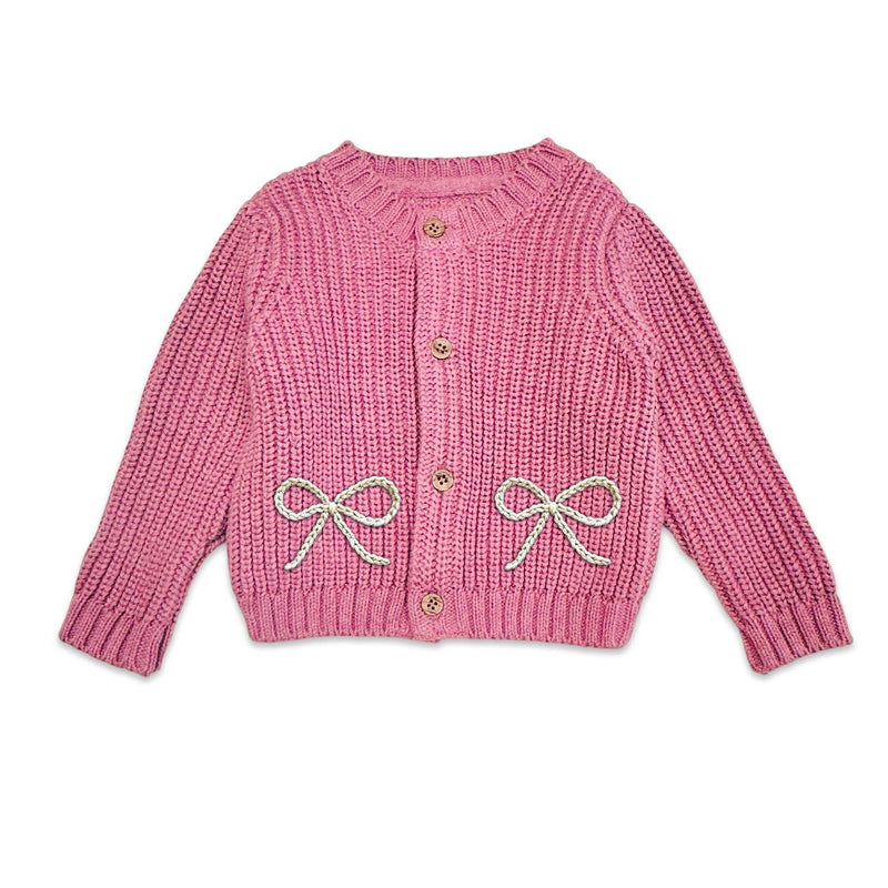 Bow Knit Cardigan