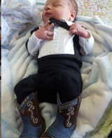 Nash Long Horn Cowboy Baby Boots