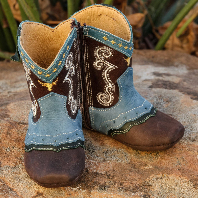 Nash Long Horn Cowboy Baby Boots