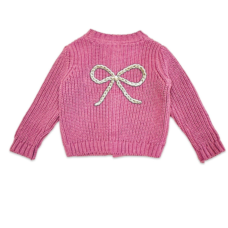 Bow Knit Cardigan