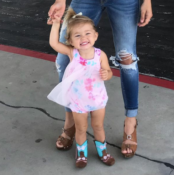 Hadley Heart Baby Boots